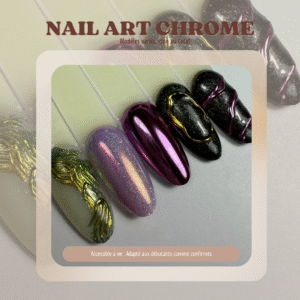 NAIL ART CHROME